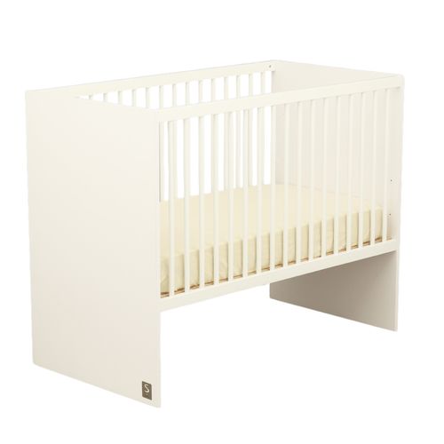 Lit Bébé 120x60 à Barreaux Avec Têtes En Panneaux