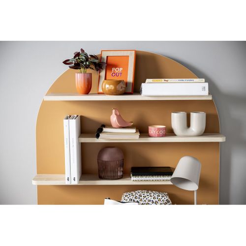 Bureau Enfant - Décor Bois Chêne Sépia Forme Arche