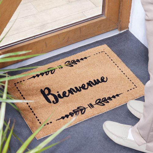 Tapis D'extérieur 45x75 Naturel En Synthétique