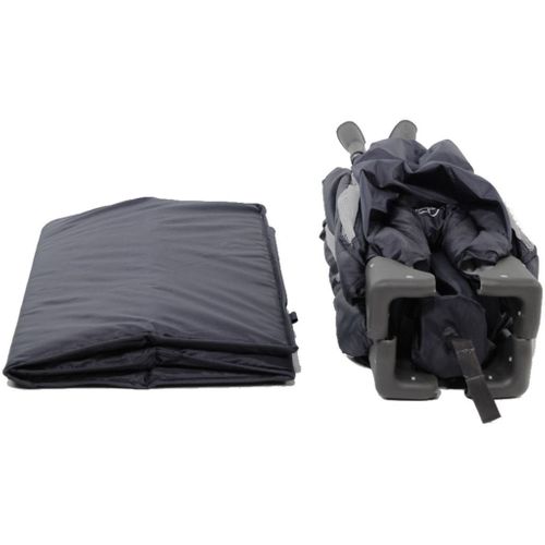 Lit Parapluie 2-en-1 - Parc Bébé - 100 X 100 X 76 Cm - De La Naissance à 15 Kg - Bleu