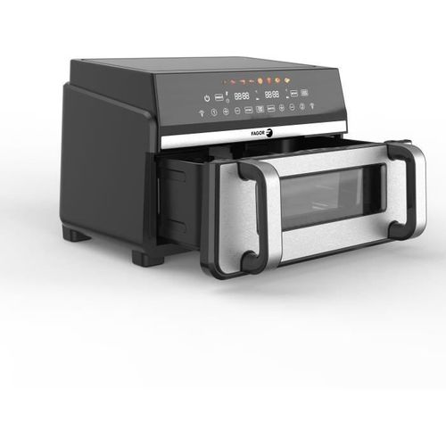 Friteuse Sans Huile - Airfryer Fg10af - 11l - Double Cuves 5,5l - Séparateur Amovible - 2200w