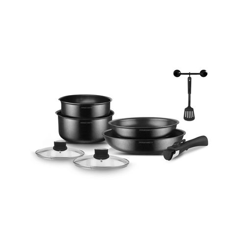 Batterie De Cuisine Arthur Martin Batterie 8 Pièces Amovible Noire Am845b