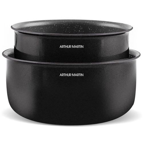 Batterie De Cuisine Induction - Am558 - Aluminium - 20 Pieces - Tous Feux Dont Induction