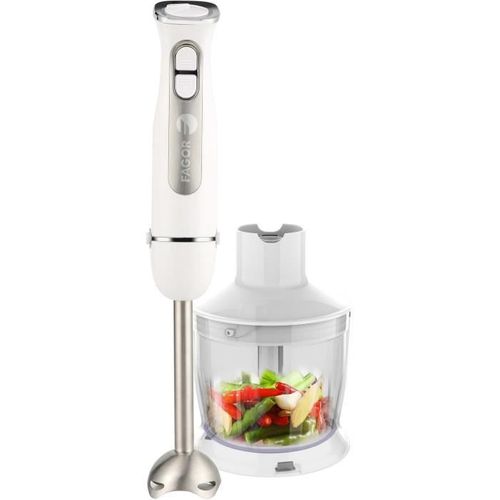 Set Mixeur Plongeant - Fg349 – 1000 W – 12 Vitesses + Pulse - Blanc