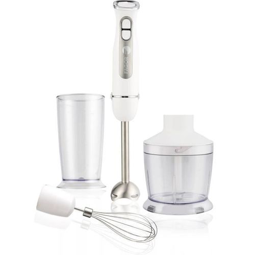 Set Mixeur Plongeant - Fg349 – 1000 W – 12 Vitesses + Pulse - Blanc