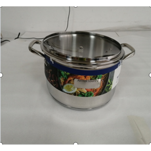 Am2513 Marmite 28 Cm Avec Couvercle – Acier Inoxydable – Tous Feux Dont Induction