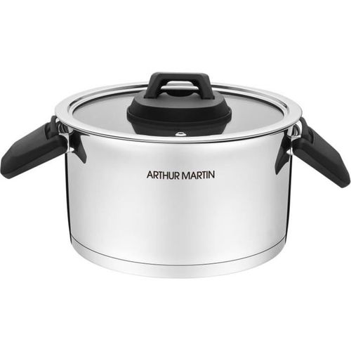 Batterie De Cuisine Set De 3 Marmites Avec Poignées Rabattables Am6321