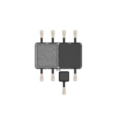 Appareil à Raclette 3en1 8 Personnes 1400w - Fgrg8