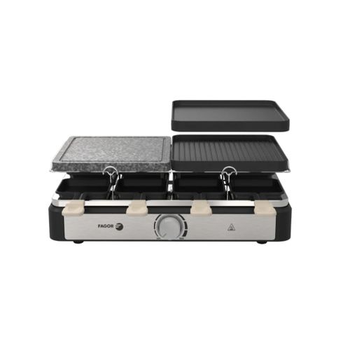 Appareil à Raclette 3en1 8 Personnes 1400w - Fgrg8