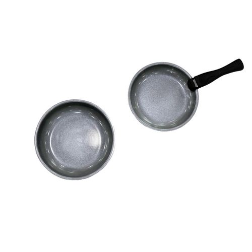 Batterie De Cuisine - Tous Feux Dont Induction - Am2503 - Aluminium - 18 Pieces - Poignée Amovible