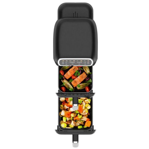 Friteuse à Air Chaud Air Fryer Double Panier 8l 2600w Noir  Fg7503