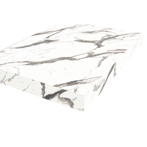 Crédence - marbre blanc