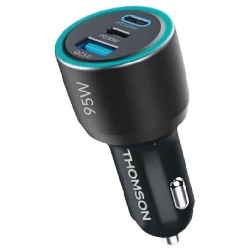 Chargeur Voiture - 95 W - 2 USB-c - Pd 65 W + Pd 30 W - USB-a - Qc 3.0