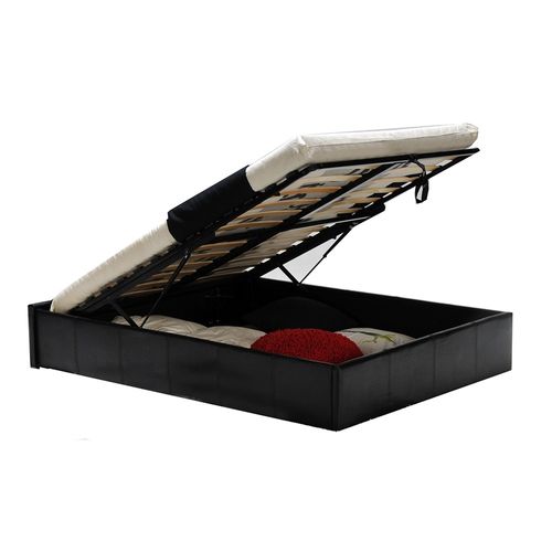 Lit Coffre Torino 140x190 + 1 Sommier / Noir