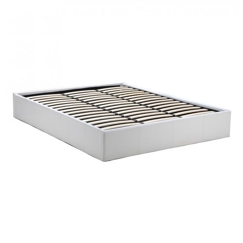 Lit Coffre Torino 160x200 + 1 Sommier / Blanc