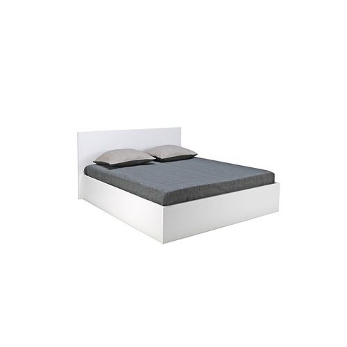 Lit Coffre Madrid 140x200 + 1 Sommier / Blanc