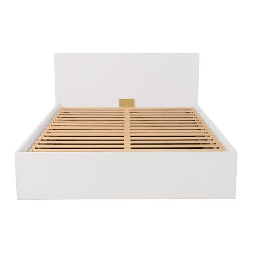 Lit Coffre Madrid 140x200 + 1 Sommier / Blanc