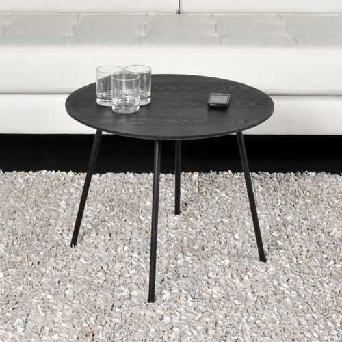 Table Basse Lyra Diamètre 55cm / Décor Chêne Noir