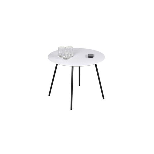 Table Basse Lyra Diamètre 55cm / Décor Chêne Blanc