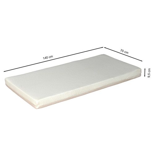 Matelas Mousse Enfant bébé 70x140 Cm ROLLFLEX Epaisseur 11 cm
