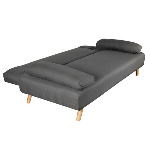 Canapé Convertible 3 Places Nohé Gris Chiné