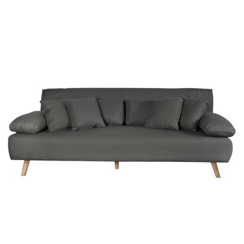Canapé Convertible 3 Places Nohé Gris Chiné