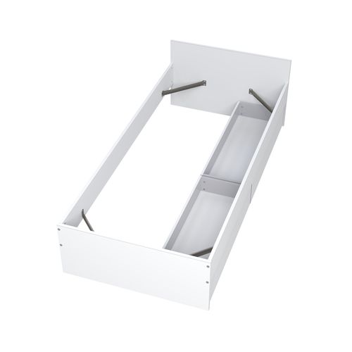 Lit 90x190 Tiroirs Inclus Orson - Blanc