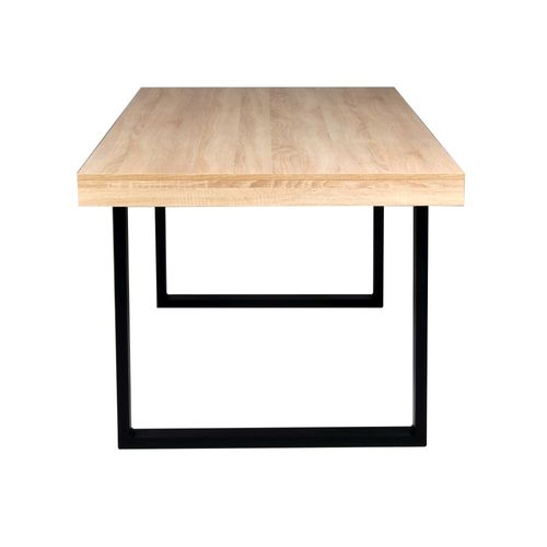 Table à Manger Tivoli 200x90cm - 10 Personnes / Décor Chêne Blanchi