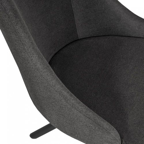 Lot De 4 Chaises Pivotantes Horizon / Gris Foncé