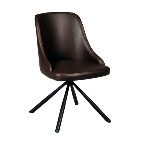 Lot De 4 Chaises Pivotantes Horizon / Marron