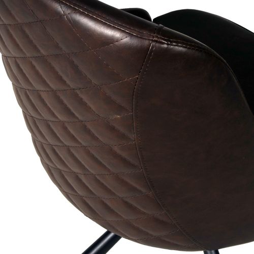 Lot De 4 Chaises Pivotantes Horizon / Marron