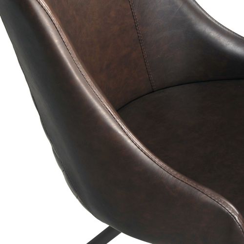 Lot De 4 Chaises Pivotantes Horizon / Marron