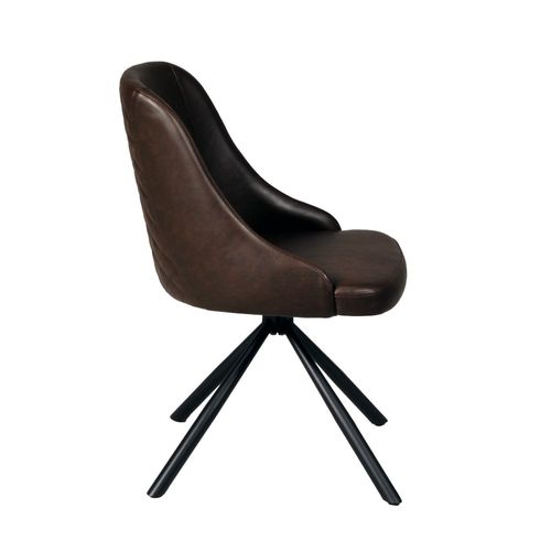 Lot De 4 Chaises Pivotantes Horizon / Marron