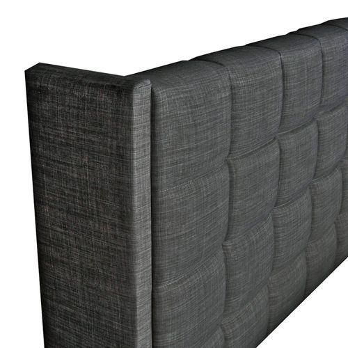 Lit Coffre Wembley 160x200 + 1 Sommier / Gris Foncé