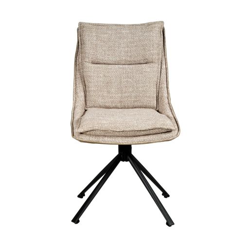 Lot De 2 Chaises Pivotantes De Salle à Manger Java / Beige