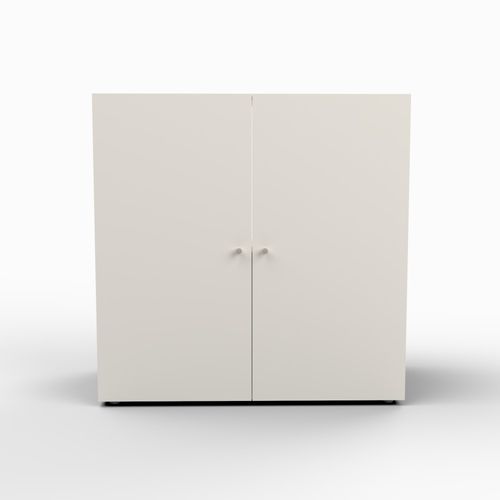 Meuble Sous Pente Colombe 100x100 Cm Blanc