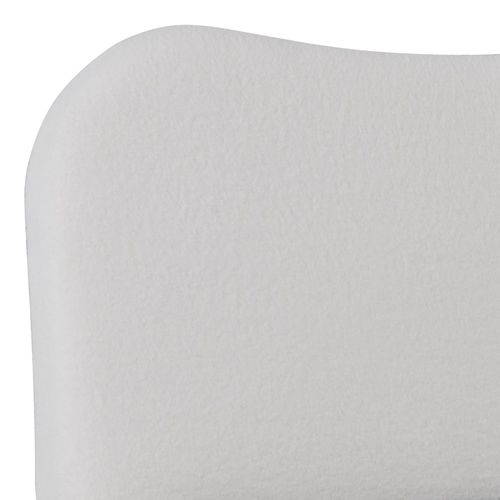 Lit Coffre 160x200 Cm Cocoon+ Sommier / Tissu Bouclette Blanc