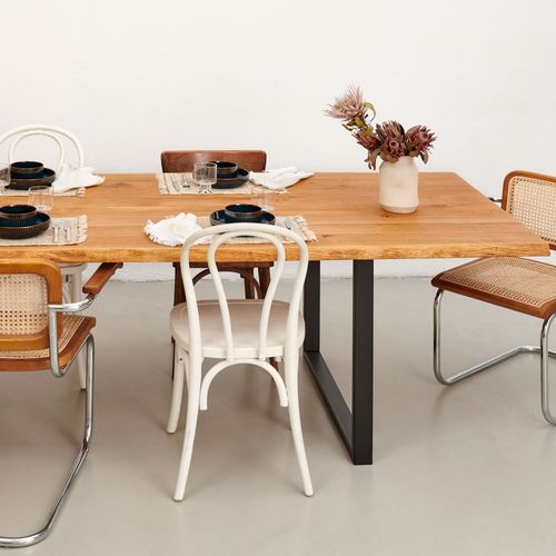 Table à Manger 220x100cm Ulysse - 10 Personnes / Chêne Massif Huilé