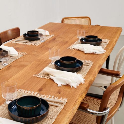 Table à Manger 220x100cm Ulysse - 10 Personnes / Chêne Massif Huilé