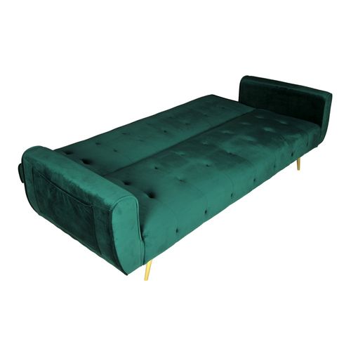 Canapé Convertible 3 Places Odin / Vert