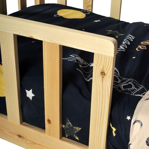 Lit Cabane Kiwi 70x140 Avec Sommier Et Matelas /naturel