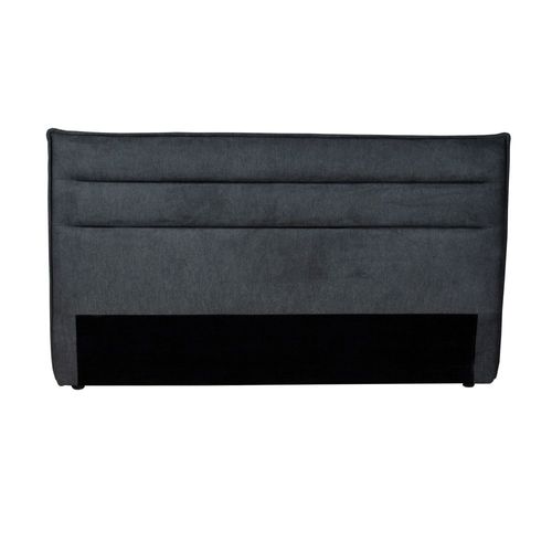 Tête De Lit En Tissu Daphne, Compatible Avec Lits 140 Et 160cm, Gris Foncé
