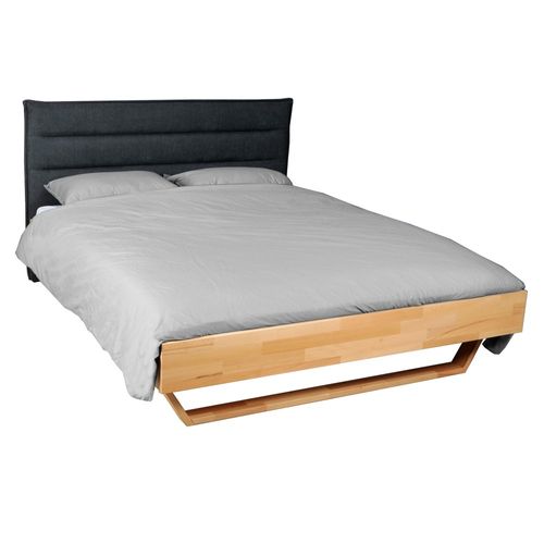 Tête De Lit En Tissu Daphne, Compatible Avec Lits 140 Et 160cm, Gris Foncé