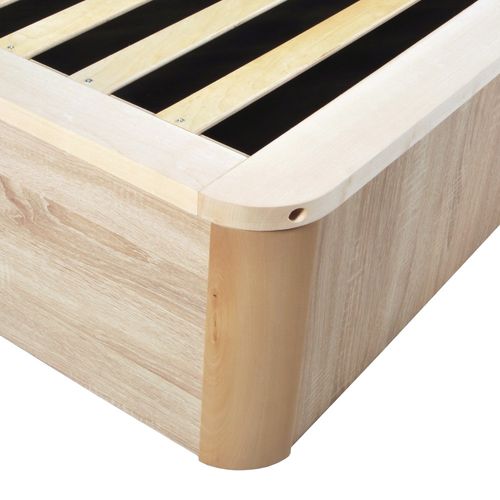 Lit Coffre 180x200cm Verso + 1 Sommier / Décor Chêne Blanchi