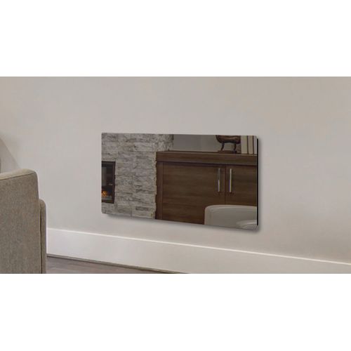 Radiateur Panneau Rayonnant LCD Aluminium Miroir 2000w Klaas