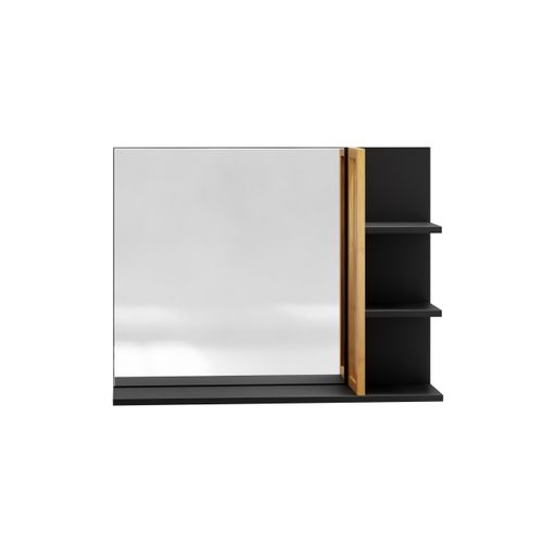 Miroir de salle de bain BRS43C - 63x5x48.5 cm – Bois Clair