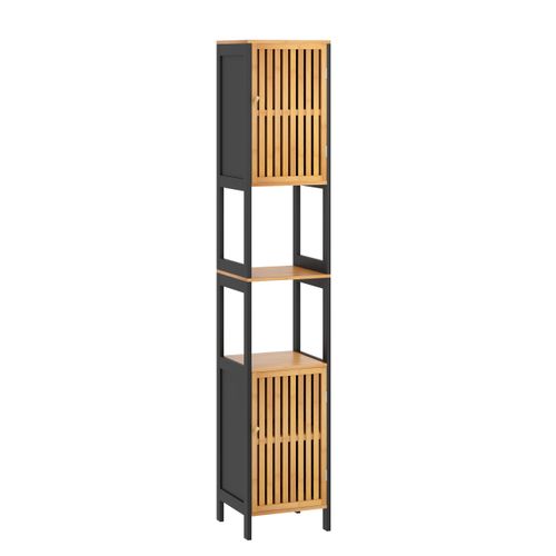 Colonne de salle de bain BRS43F - Bois Clair