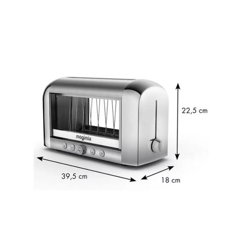 Grille-pains 1 Fentes 1450w Noir - 11541