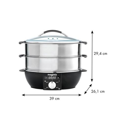 Cuiseur Vapeur 2 Paniers 1900w - 11582