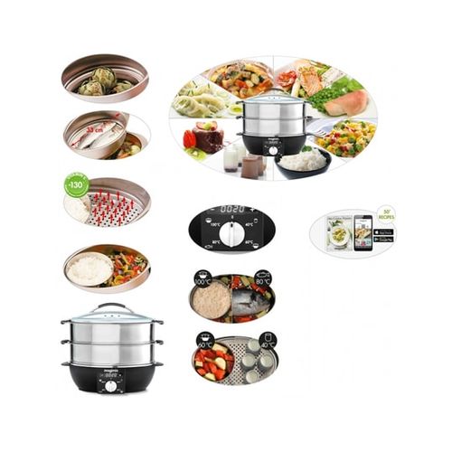 Cuiseur Vapeur 2 Paniers 1900w - 11582